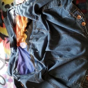Painted jean jacket